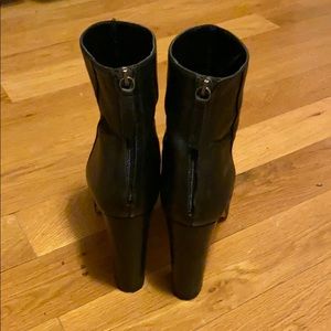 Zara Shoes - Zara black platform heeled leather ankle boots 39 Zara Shoes - Zara black platform heeled leather ankle boots 39